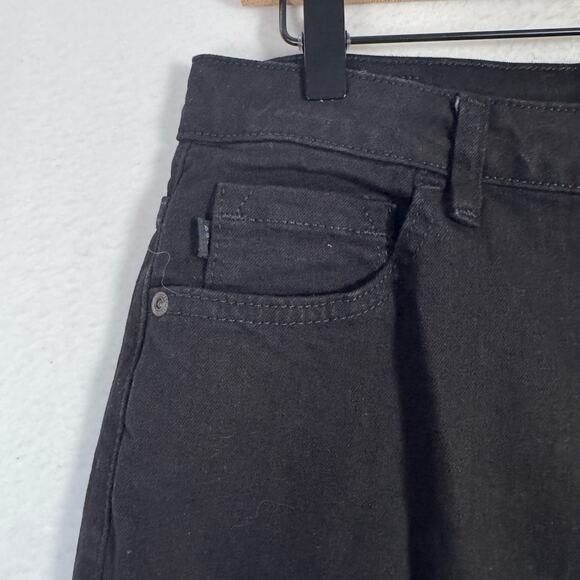 Lee Womens Relaxed Fit Straight Leg Jeans Instant Slim High Rise Black Waist 32 - Picture 7 of 12